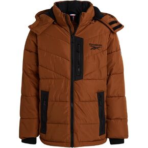 Reebok Boys' Winter Jacket - Heavyweight Quilted Puffer Parka Coat - Insulated Ski Jacket for Boys (8-20) in Saudi Arabia