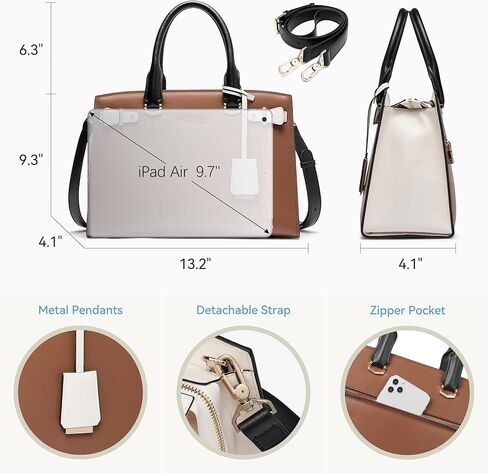 BOSTANTEN Women Leather Handbag Designer Satchel Purses Top Handle Shoulder Totes Crossbody Bag in Kuwait