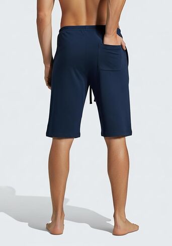 Andrew Scott Men's 3 Pack Soft & Light Cotton Drawstring Yoga Lounge & Sleep Jam Shorts/Jersey Shorts with Pockets in Saudi Arabia