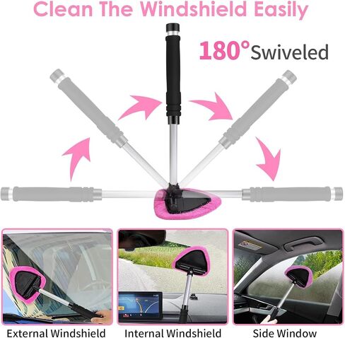 Viewsun 21PCS Car Cleaning Kit, Car Interior Detailing Kit with High Power Handheld Vacuum, Auto Detailing Drill Brush Set, Cleaning Gel, Complete Car Wash Kit Supplies for Deep Cleaning in Kuwait