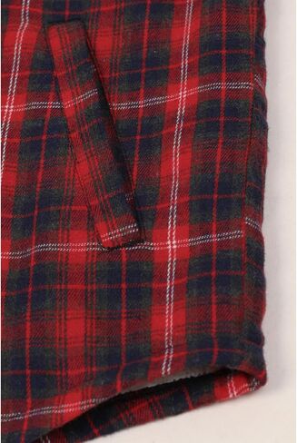 ZENTHACE Women's Flannel Shirt Jacket with Hood,Sherpa Lined Plaid Shacket Jackets,Snap Button Front in Kuwait