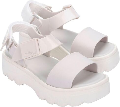 Melissa Kick Off Platform Sandals for Women - Super Soft and Flexible Vegan Chunky Platform Sandal with Adjustable Straps and Open Toe Design in Saudi Arabia