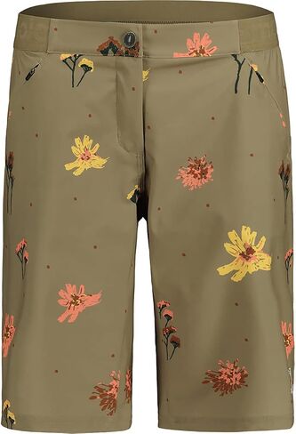 Anemonam Printed Mountain Bike Short - Women's Moonless Wildflowers, L in Saudi Arabia