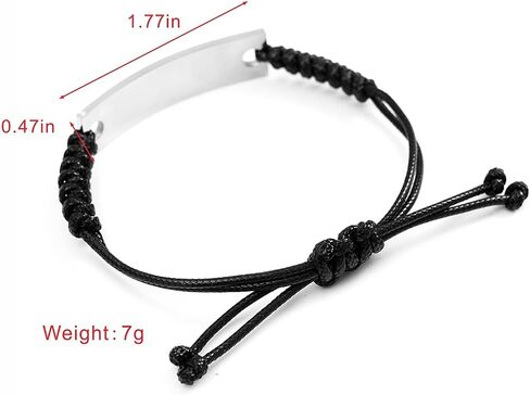 Kisseason Stainless Steel Best Family Ever Bracelet for Men Women Mantra Jewelry in Kuwait