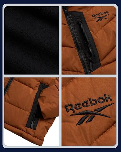 Reebok Boys' Winter Jacket - Heavyweight Quilted Puffer Parka Coat - Insulated Ski Jacket for Boys (8-20) in Saudi Arabia