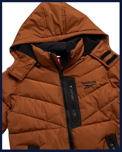 Reebok Boys' Winter Jacket - Heavyweight Quilted Puffer Parka Coat - Insulated Ski Jacket for Boys (8-20) in Saudi Arabia