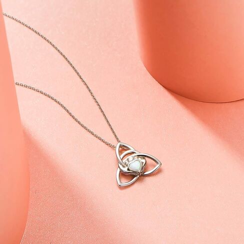FLYOW 925 Sterling Silver Celtic Jewelry Witches Knot Pendant Adjustable Y Shaped Lariat Necklace for Women in Saudi Arabia