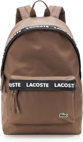 Lacoste Men's Multipocket Backpack, Pollen Noir in Saudi Arabia