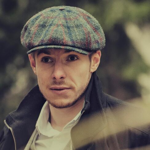 Sterkowski Shelby Cap | 100% Harris Tweed Newsboy Cap for Men | 8 Panel Peaky Style Hat in Kuwait