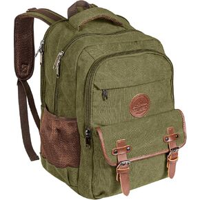 حقيبة ظهر Ama Dablam من القماش الأصلي الفاخر / كمبيوتر محمول مقاس 17 بوصة / XL-30L / جيوب كثيرة | سحابات قوية | قطن سميك | السفر الجامعي in Saudi Arabia