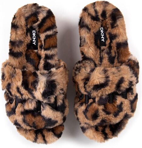 DKNY womens Palz Slipper, Brown Camel Multi, 8 US in Saudi Arabia