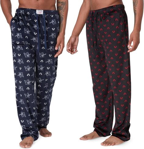 طقم بيجامة من الصوف من قطعتين من True Religion للرجال، ملابس نوم للرجال من PJ Pants in Kuwait