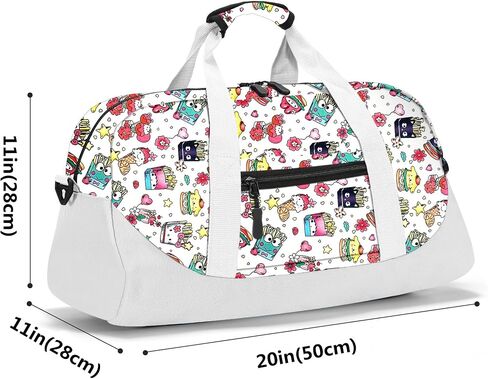 Stumdo Kids Overnighter Duffel Bags for kids, Carry-On Size & Ideal for School Practice or Overnight Travel Weekender Tote for Travel Gym Sport bag for Boys & Girls (04Tulv2) in Kuwait
