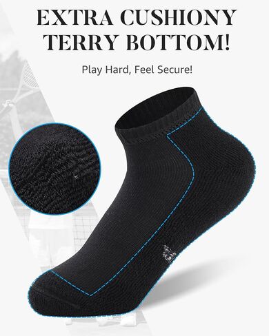 AWAYTR Kids Ankle Socks for Boys - Athletic Socks for Girl Half Cushion Low Cut Cotton Breathable, 6 Pair Pack in Saudi Arabia