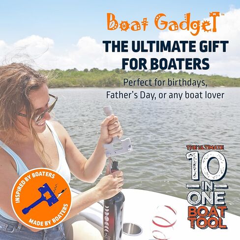 أداة القارب - تتضمن أداة القارب 10 في 1 فتاحة زجاجات البيرة والنبيذ، وصفارة الأمان، وقاطع خط الصيد، ومفتاح غطاء الغاز البحري والأدوات الأساسية الأخرى - فكرة رائعة لأصحاب القوارب in Kuwait