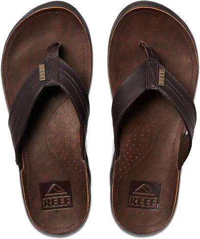 REEF Men's Sandals J-Bay III | Premium Full Grain Mens Leather Sandals for Instant Comfort in Kuwait