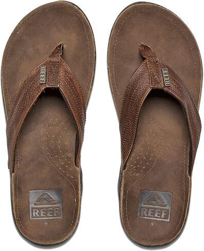 REEF Men's Sandals J-Bay III | Premium Full Grain Mens Leather Sandals for Instant Comfort in Saudi Arabia