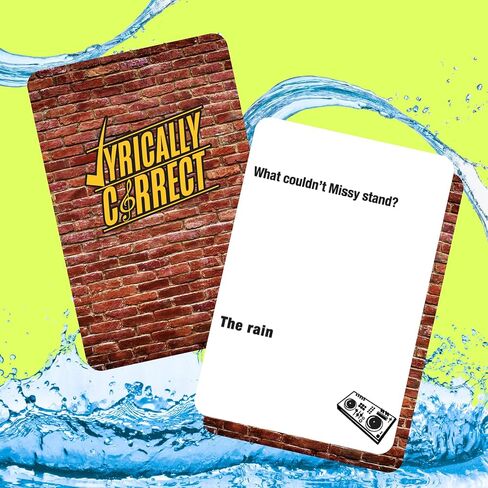 Lyrically Correct 90's and 2000's Hip Hop and R & B Music Trivia Card Game |Multi-Generational Family Gatherings, Adult Game Night and Fun Trivia in Kuwait