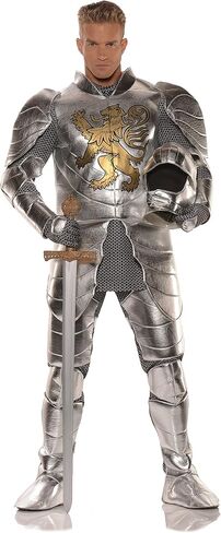 Men's Knight in Shining Armor Costume Silver in Saudi Arabia