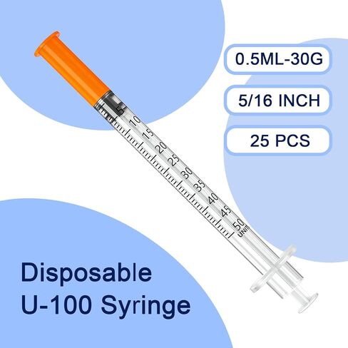 1ml 31G 5/16"(8mm) Laboratory Supplies, Disposable Individual Package (100pcs) in Kuwait