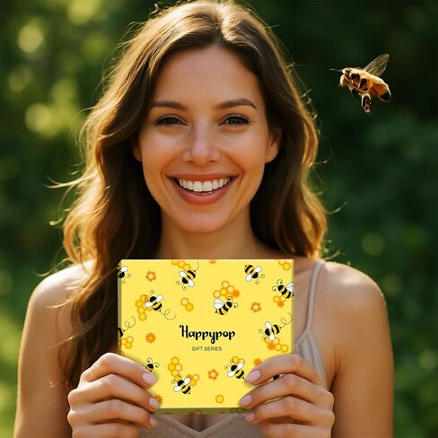 جوارب HAPPYPOP المضحكة للركبة للنساء والرجال، جوارب النحل الطويلة، هدايا النحل للنساء والرجال، هدايا النحل الطنانة، جوارب صفراء، جوارب لطيفة، جوارب حشرات in Kuwait