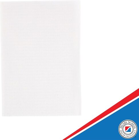 مرايل المريض الأساسية-أنسجة/بولي ثنائية الطبقات ، 13 "× 18" ، 500/حالة ، أخضر ، يمكن التخلص منها مع حافة معززة والملمس أفقي منقوش-مرايل طبية وطبية مقاومة للسوائل للبالغين in Saudi Arabia