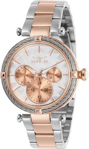 ساعة انفيكتا النسائية بولت كوارتز ستانلس ستيل بسوار ستانلس ستيل، ذهبي، 18 كاجوال in Kuwait