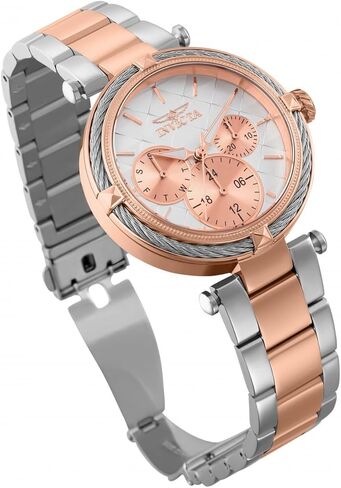 ساعة انفيكتا النسائية بولت كوارتز ستانلس ستيل بسوار ستانلس ستيل، ذهبي، 18 كاجوال in Kuwait