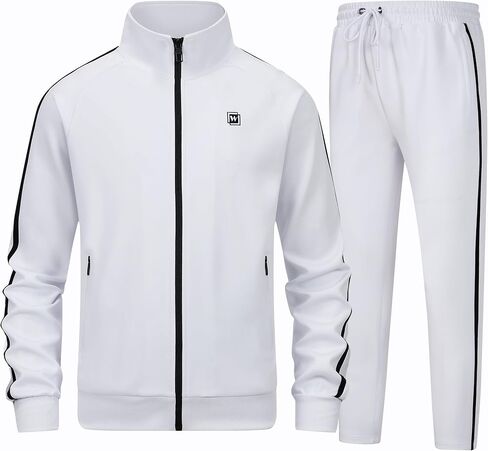 Men's Tracksuits Athletic Sportswear Casual Full Zip Sweatsuit for Men 2 Piece Outfits in Saudi Arabia