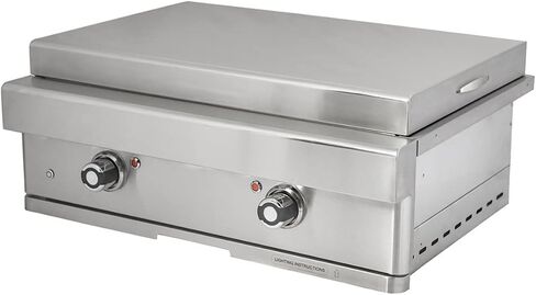 Turbo 32-inch 2-Burner Built-In Stainless Steel Teppanyaki Grill - Natural Gas in Saudi Arabia