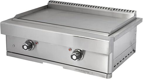 Turbo 32-inch 2-Burner Built-In Stainless Steel Teppanyaki Grill - Natural Gas in Saudi Arabia