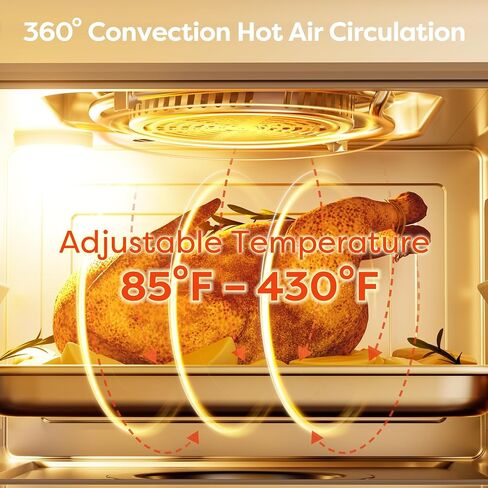 CIARRA 12-in-1 Countertop Steam Oven with Air Fryer, 25.4QT Nosh Oven Pro in Kuwait