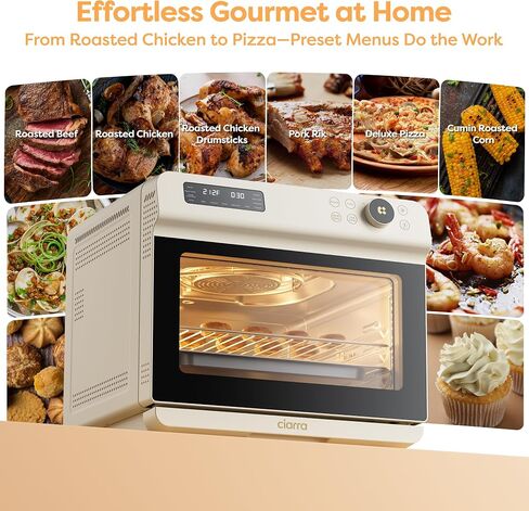 CIARRA 12-in-1 Countertop Steam Oven with Air Fryer, 25.4QT Nosh Oven Pro in Kuwait