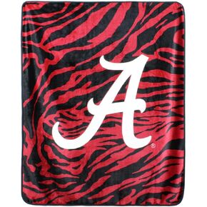College Covers Alabama Crimson Tide Raschel Throw Blanket, 60 in by 50 in