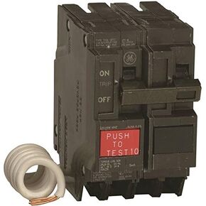GE 20 amps Ground Fault Single Pole Circuit Breaker w/Self Test