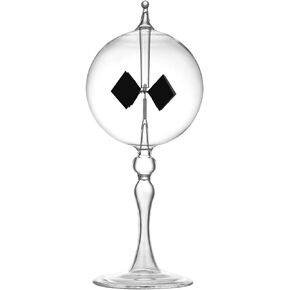 DORAMI Large Transparent Solar Power Crookes Radiometer Sun Light Energy Spinning Vanes Windmill Gift Home