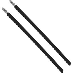 Micro Traders 2PCS 250mm T225B Wood Jigsaw Blades Compatible with Bosch Compatible with Metabo Compatible with Makita High Carbon Steel