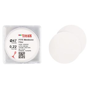 ADAMAS-BETA Lab PTFE Filter Membrane 100pcs Round Micron Filter,0.22μm,50mm