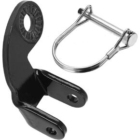 kingsea Bicycle Trailer Coupler,12.2MM Steel Bicycle Trailer Hitch for Burley Metal Instep Bike Trailer Attachment Connector (135-Degree Coupler)