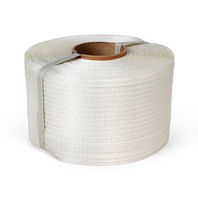 ESK Packaging® Woven Poly Cord Strapping - 3/4" x 1640 Foot x 1830lbs Break Strength – Heavy Duty, Weather-Resistant Flat Rope – 1 Roll