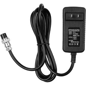 Mixing Console Mixer Power Supply AC Adapter 15V 230mA Universal 4-Pin Round Connector for 16 Channels or Below Mixing Consoles Replacement Accessories 100-240V Input US Plug