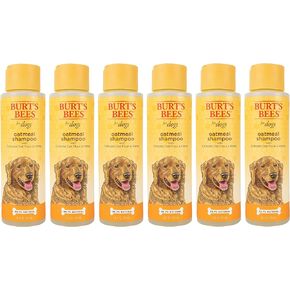 Burt's Bees for Dogs Natural Oatmeal Dog Shampoo | With Colloidal Oat Flour & Honey | Cruelty Free, Sulfate & Paraben Free, pH Balanced for Dogs - Made in USA, 16 Oz - Pack of 6