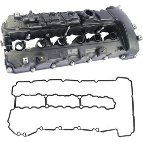 JDMSPEED New Engine Valve Cover 11127565284 Replacement For BMW 135I 335I 535I 740I Z4 X6 N54 Turbo Valve Cover Replace 264-936, 264936, 7565284, 036-0014