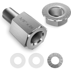 NICEDACK Bicycle Hub Hitch Adapter, Bicycle Axle Adapter for Thrust Axle, Universal Bicycle Trailer Coupling Adapter, Silver