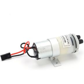 TREETDOBV RC Water Pump, 3‑6V 370 Water Cooling Pump JR Plug RC Motor Boat Pump with Switch,Portable Mini Water Transfer Utility Pump for RC Boats Motor ESC, RC Water Pump Rc Boat Water Pump