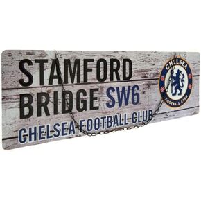Chelsea FC Rustic Garden Sign - Authentic EPL