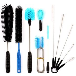 11 in 1 Fish Tank Aquarium Cleaning Brush Kit,Aquarium brushSutiable for Acrylic Fish Tank, and Plastic Fish Tank,Glass Fish Tank,Non Rusting,Fish Tank Cleaning Tools