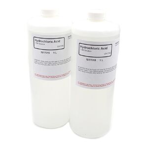 Innovating Science Hydrochloric Acid Solution, 1.0M, 1L, Case of 2 - The Curated Chemical Collection