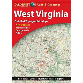 Delorme Atlas & Gazetteer: West Virginia