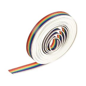 uxcell IDC Rainbow Wire Flat Ribbon Cable 9P 1.27mm Pitch 3meter/9.8ft Length